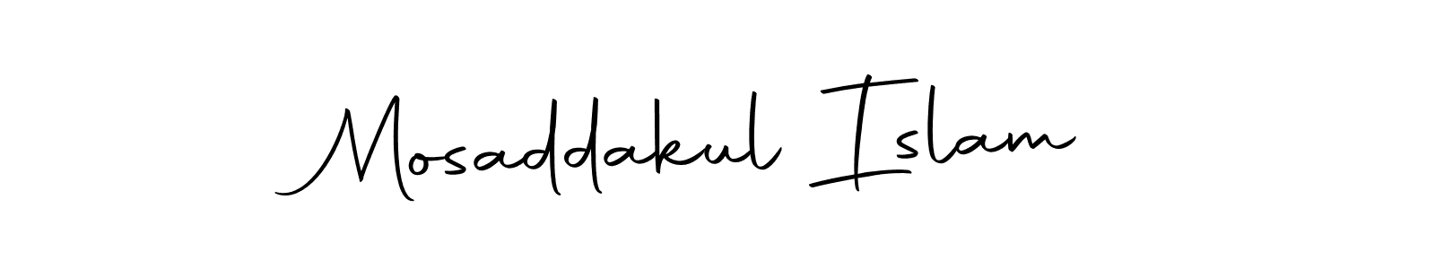 if you are searching for the best signature style for your name Mosaddakul Islam. so please give up your signature search. here we have designed multiple signature styles  using Autography-DOLnW. Mosaddakul Islam signature style 10 images and pictures png