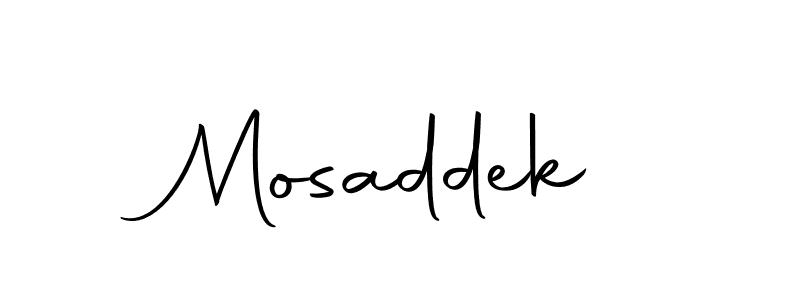 Mosaddek stylish signature style. Best Handwritten Sign (Autography-DOLnW) for my name. Handwritten Signature Collection Ideas for my name Mosaddek. Mosaddek signature style 10 images and pictures png