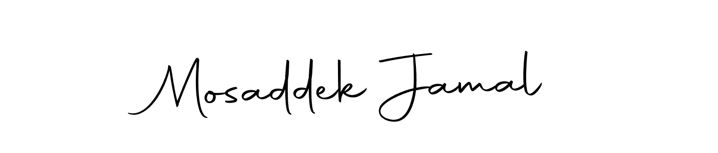 Design your own signature with our free online signature maker. With this signature software, you can create a handwritten (Autography-DOLnW) signature for name Mosaddek Jamal. Mosaddek Jamal signature style 10 images and pictures png