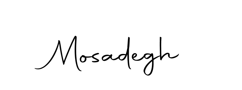 Use a signature maker to create a handwritten signature online. With this signature software, you can design (Autography-DOLnW) your own signature for name Mosadegh. Mosadegh signature style 10 images and pictures png