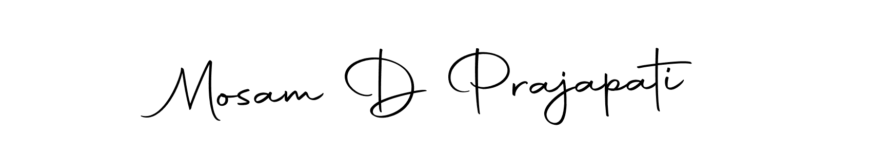 Make a beautiful signature design for name Mosam D Prajapati. Use this online signature maker to create a handwritten signature for free. Mosam D Prajapati signature style 10 images and pictures png