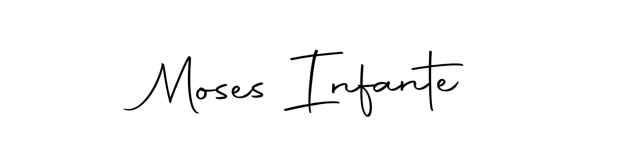 Also we have Moses Infante name is the best signature style. Create professional handwritten signature collection using Autography-DOLnW autograph style. Moses Infante signature style 10 images and pictures png