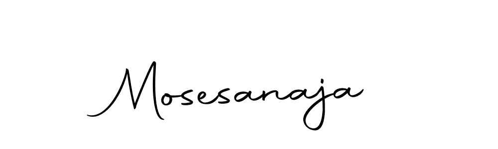 The best way (Autography-DOLnW) to make a short signature is to pick only two or three words in your name. The name Mosesanaja include a total of six letters. For converting this name. Mosesanaja signature style 10 images and pictures png