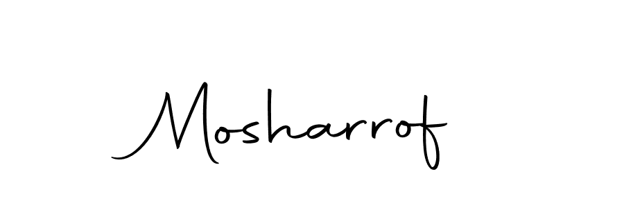 if you are searching for the best signature style for your name Mosharrof. so please give up your signature search. here we have designed multiple signature styles  using Autography-DOLnW. Mosharrof signature style 10 images and pictures png