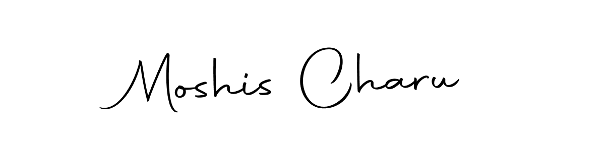 You can use this online signature creator to create a handwritten signature for the name Moshis Charu. This is the best online autograph maker. Moshis Charu signature style 10 images and pictures png