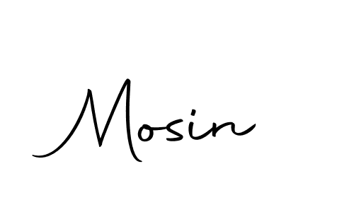 Design your own signature with our free online signature maker. With this signature software, you can create a handwritten (Autography-DOLnW) signature for name Mosin. Mosin signature style 10 images and pictures png