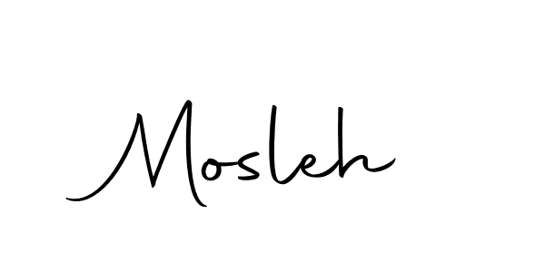 Mosleh stylish signature style. Best Handwritten Sign (Autography-DOLnW) for my name. Handwritten Signature Collection Ideas for my name Mosleh. Mosleh signature style 10 images and pictures png