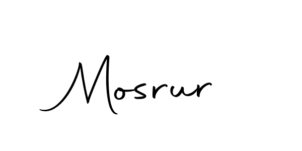 You should practise on your own different ways (Autography-DOLnW) to write your name (Mosrur) in signature. don't let someone else do it for you. Mosrur signature style 10 images and pictures png
