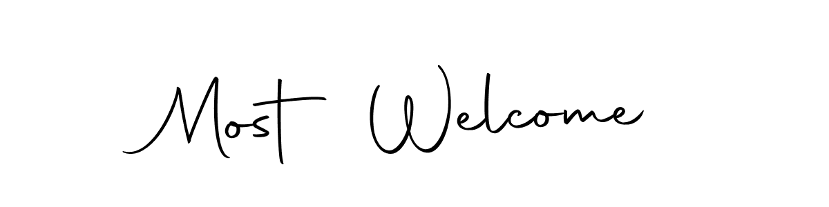 Make a beautiful signature design for name Most Welcome. Use this online signature maker to create a handwritten signature for free. Most Welcome signature style 10 images and pictures png