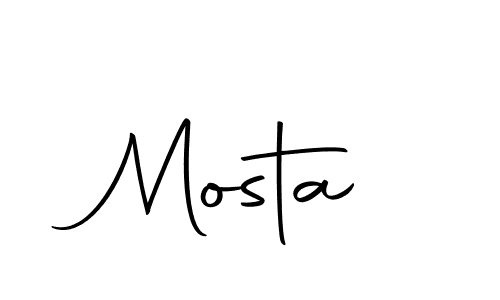 Mosta stylish signature style. Best Handwritten Sign (Autography-DOLnW) for my name. Handwritten Signature Collection Ideas for my name Mosta. Mosta signature style 10 images and pictures png