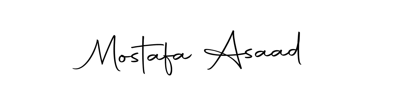 Make a short Mostafa Asaad signature style. Manage your documents anywhere anytime using Autography-DOLnW. Create and add eSignatures, submit forms, share and send files easily. Mostafa Asaad signature style 10 images and pictures png