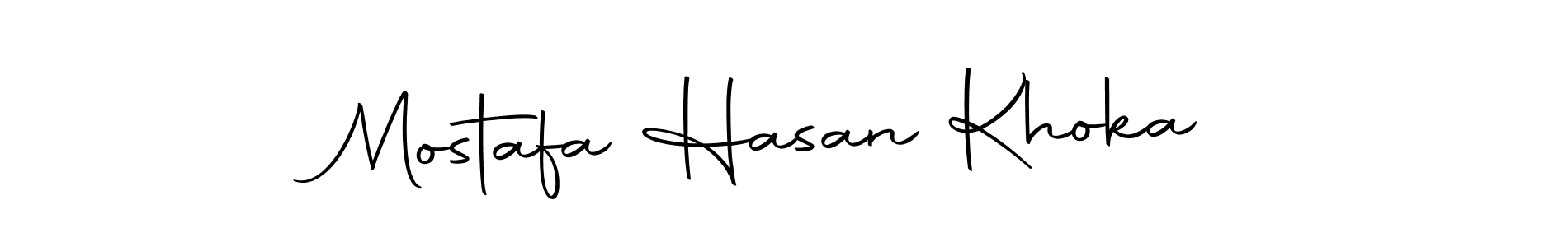 Also we have Mostafa Hasan Khoka name is the best signature style. Create professional handwritten signature collection using Autography-DOLnW autograph style. Mostafa Hasan Khoka signature style 10 images and pictures png