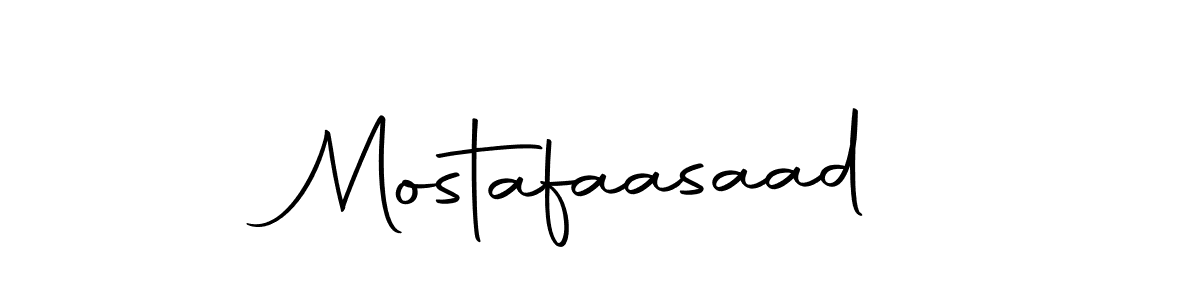 How to make Mostafaasaad name signature. Use Autography-DOLnW style for creating short signs online. This is the latest handwritten sign. Mostafaasaad signature style 10 images and pictures png