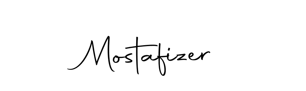 Create a beautiful signature design for name Mostafizer. With this signature (Autography-DOLnW) fonts, you can make a handwritten signature for free. Mostafizer signature style 10 images and pictures png