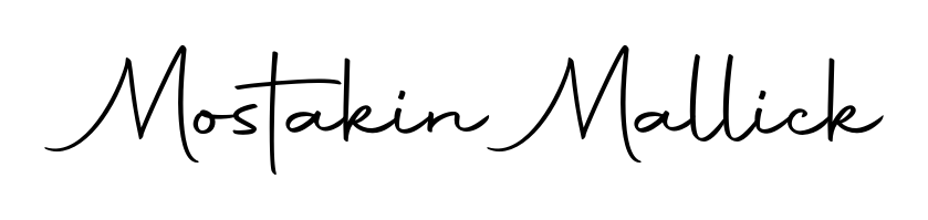 Quickly download Mostakin Mallick name signature in high-resolution PNG using Autography-DOLnW style. Ready to insert into PDFs and online applications. Mostakin Mallick signature style 10 images and pictures png