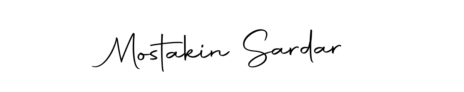 Use a signature maker to create a handwritten signature online. With this signature software, you can design (Autography-DOLnW) your own signature for name Mostakin Sardar. Mostakin Sardar signature style 10 images and pictures png