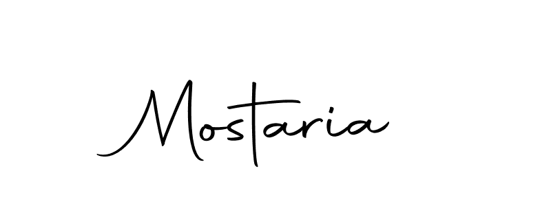 Make a beautiful signature design for name Mostaria. With this signature (Autography-DOLnW) style, you can create a handwritten signature for free. Mostaria signature style 10 images and pictures png