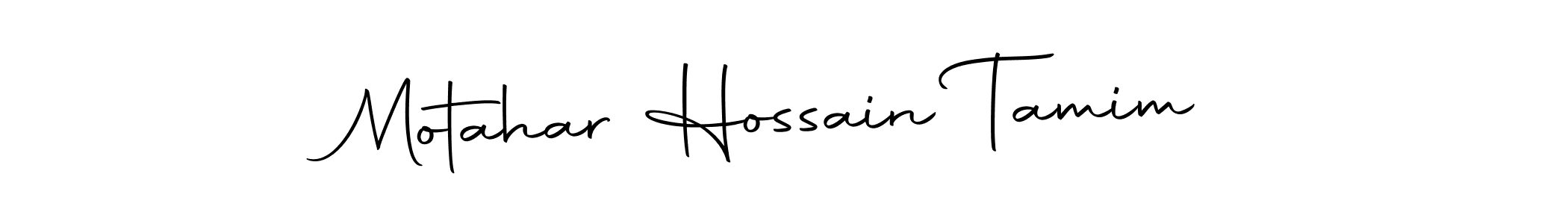 Similarly Autography-DOLnW is the best handwritten signature design. Signature creator online .You can use it as an online autograph creator for name Motahar Hossain Tamim. Motahar Hossain Tamim signature style 10 images and pictures png