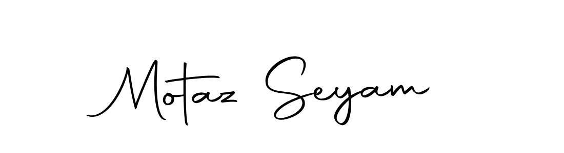Also we have Motaz Seyam name is the best signature style. Create professional handwritten signature collection using Autography-DOLnW autograph style. Motaz Seyam signature style 10 images and pictures png