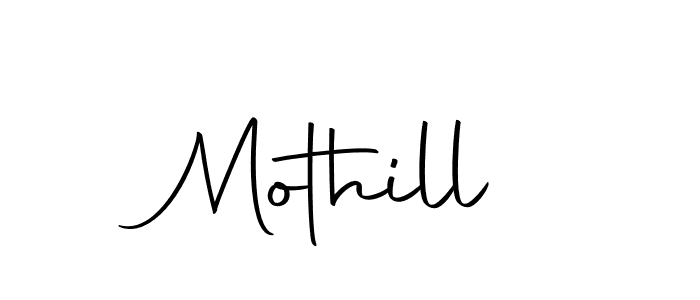 Use a signature maker to create a handwritten signature online. With this signature software, you can design (Autography-DOLnW) your own signature for name Mothill. Mothill signature style 10 images and pictures png