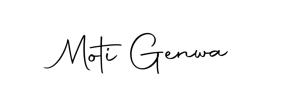 You should practise on your own different ways (Autography-DOLnW) to write your name (Moti Genwa) in signature. don't let someone else do it for you. Moti Genwa signature style 10 images and pictures png