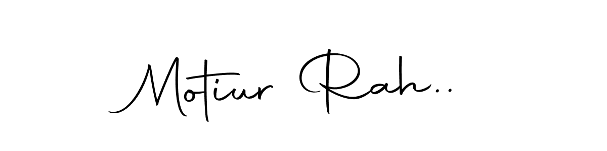 You can use this online signature creator to create a handwritten signature for the name Motiur Rah... This is the best online autograph maker. Motiur Rah.. signature style 10 images and pictures png