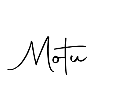 Make a beautiful signature design for name Motu. With this signature (Autography-DOLnW) style, you can create a handwritten signature for free. Motu signature style 10 images and pictures png