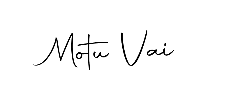 Design your own signature with our free online signature maker. With this signature software, you can create a handwritten (Autography-DOLnW) signature for name Motu Vai. Motu Vai signature style 10 images and pictures png