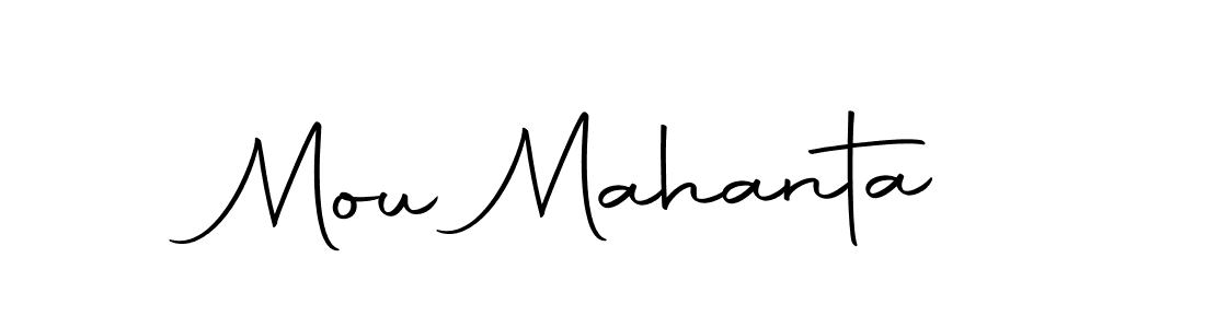 Make a beautiful signature design for name Mou Mahanta. Use this online signature maker to create a handwritten signature for free. Mou Mahanta signature style 10 images and pictures png