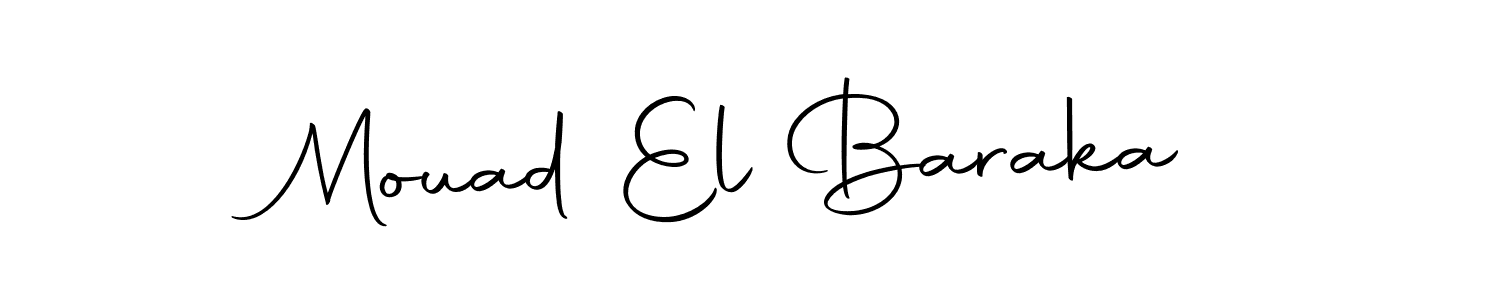 Make a short Mouad El Baraka signature style. Manage your documents anywhere anytime using Autography-DOLnW. Create and add eSignatures, submit forms, share and send files easily. Mouad El Baraka signature style 10 images and pictures png