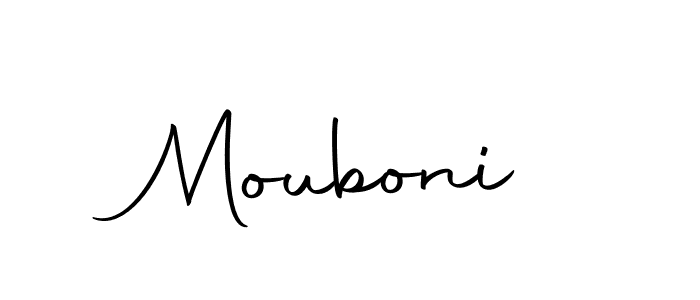 Make a beautiful signature design for name Mouboni. With this signature (Autography-DOLnW) style, you can create a handwritten signature for free. Mouboni signature style 10 images and pictures png