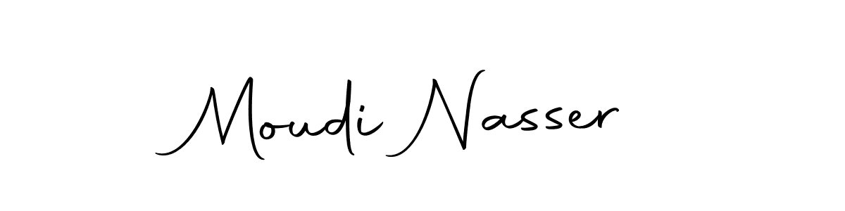 Moudi Nasser stylish signature style. Best Handwritten Sign (Autography-DOLnW) for my name. Handwritten Signature Collection Ideas for my name Moudi Nasser. Moudi Nasser signature style 10 images and pictures png