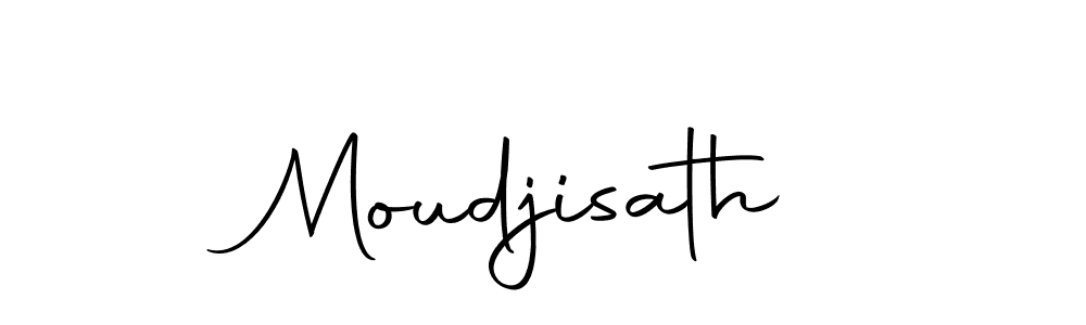 How to make Moudjisath name signature. Use Autography-DOLnW style for creating short signs online. This is the latest handwritten sign. Moudjisath signature style 10 images and pictures png
