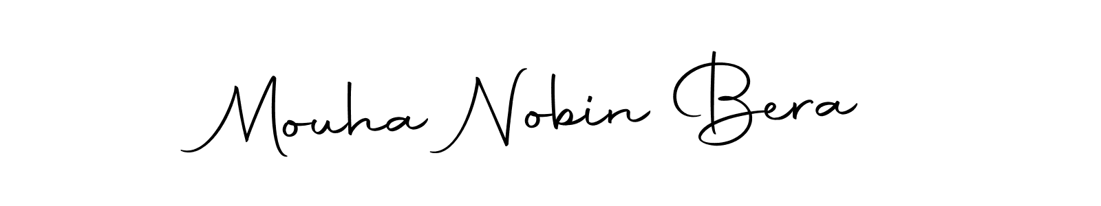 Once you've used our free online signature maker to create your best signature Autography-DOLnW style, it's time to enjoy all of the benefits that Mouha Nobin Bera name signing documents. Mouha Nobin Bera signature style 10 images and pictures png
