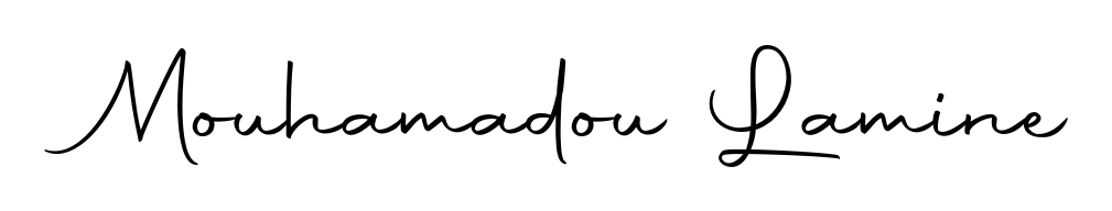 Download transparent PNG signature for name Mouhamadou Lamine styled with Autography-DOLnW font. Ready to paste directly into PDF and Word agreements. Mouhamadou Lamine signature style 10 images and pictures png