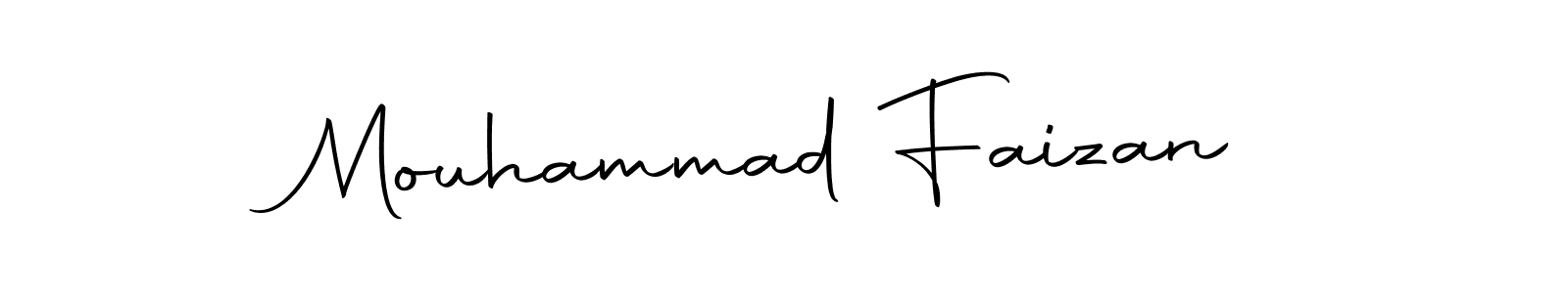 The best way (Autography-DOLnW) to make a short signature is to pick only two or three words in your name. The name Mouhammad Faizan include a total of six letters. For converting this name. Mouhammad Faizan signature style 10 images and pictures png