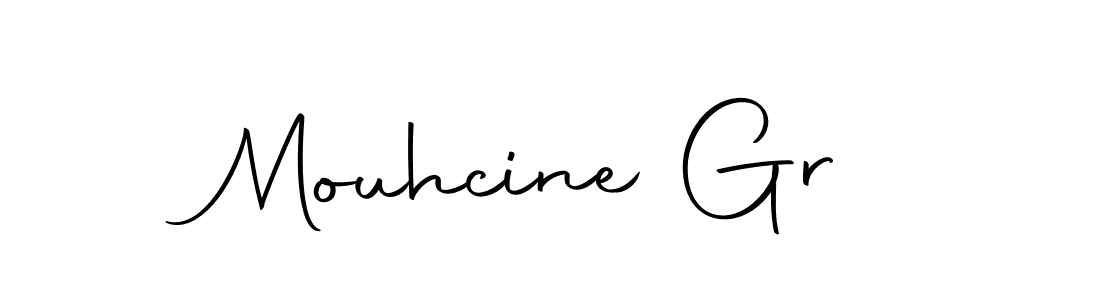 Use a signature maker to create a handwritten signature online. With this signature software, you can design (Autography-DOLnW) your own signature for name Mouhcine Gr. Mouhcine Gr signature style 10 images and pictures png