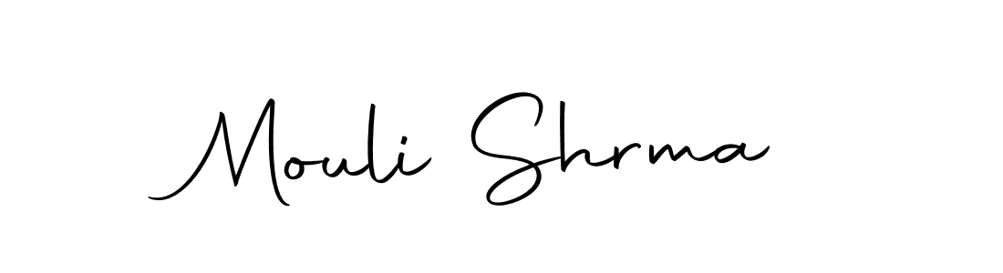 Mouli Shrma stylish signature style. Best Handwritten Sign (Autography-DOLnW) for my name. Handwritten Signature Collection Ideas for my name Mouli Shrma. Mouli Shrma signature style 10 images and pictures png