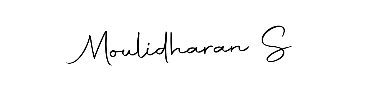 You can use this online signature creator to create a handwritten signature for the name Moulidharan S. This is the best online autograph maker. Moulidharan S signature style 10 images and pictures png