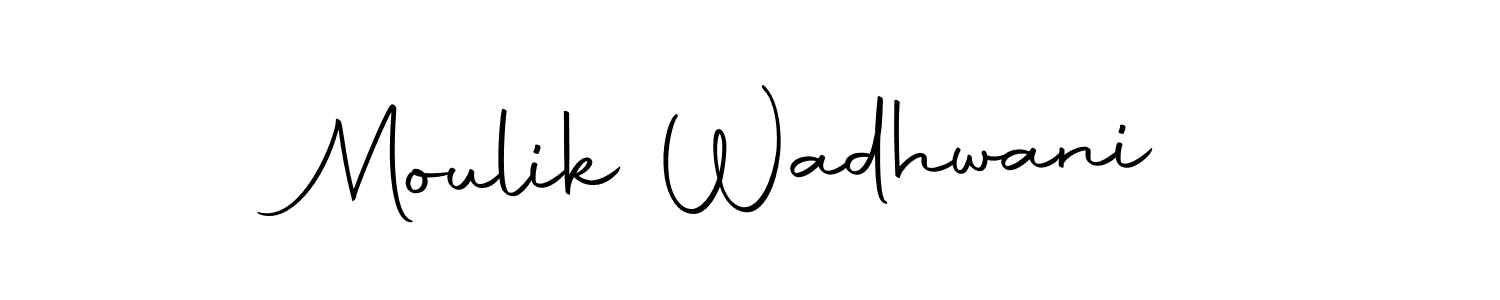 Also we have Moulik Wadhwani name is the best signature style. Create professional handwritten signature collection using Autography-DOLnW autograph style. Moulik Wadhwani signature style 10 images and pictures png