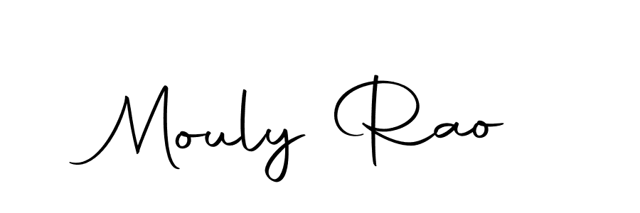 The best way (Autography-DOLnW) to make a short signature is to pick only two or three words in your name. The name Mouly Rao include a total of six letters. For converting this name. Mouly Rao signature style 10 images and pictures png