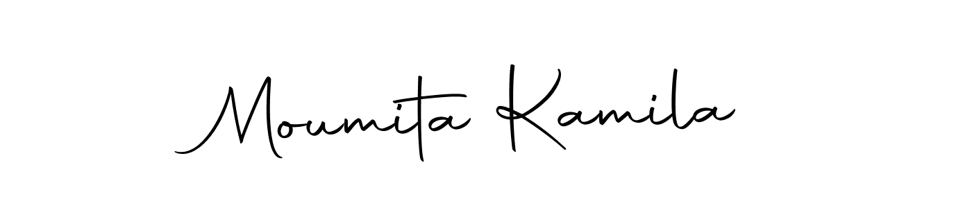 You should practise on your own different ways (Autography-DOLnW) to write your name (Moumita Kamila) in signature. don't let someone else do it for you. Moumita Kamila signature style 10 images and pictures png