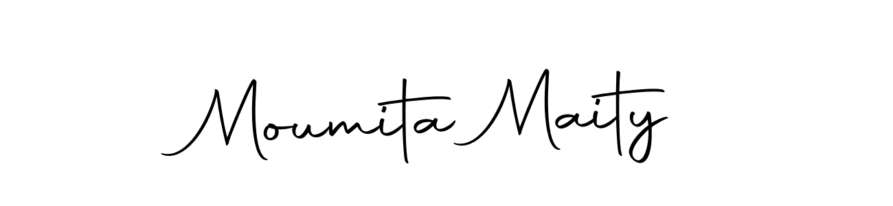 Design your own signature with our free online signature maker. With this signature software, you can create a handwritten (Autography-DOLnW) signature for name Moumita Maity. Moumita Maity signature style 10 images and pictures png