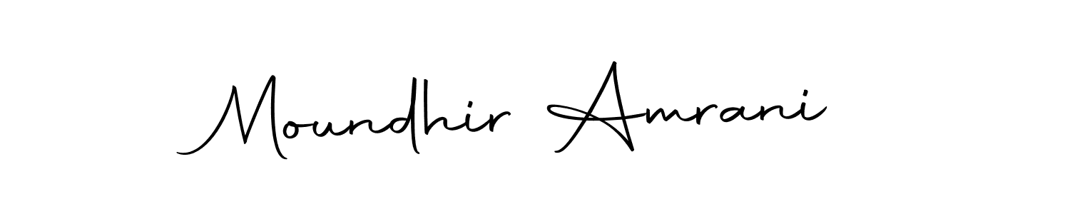 How to make Moundhir Amrani signature? Autography-DOLnW is a professional autograph style. Create handwritten signature for Moundhir Amrani name. Moundhir Amrani signature style 10 images and pictures png