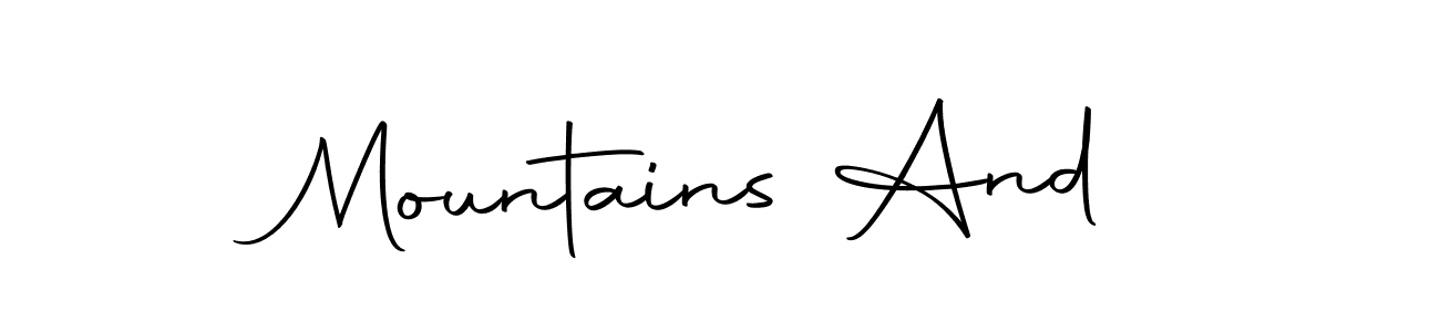 Once you've used our free online signature maker to create your best signature Autography-DOLnW style, it's time to enjoy all of the benefits that Mountains And name signing documents. Mountains And signature style 10 images and pictures png