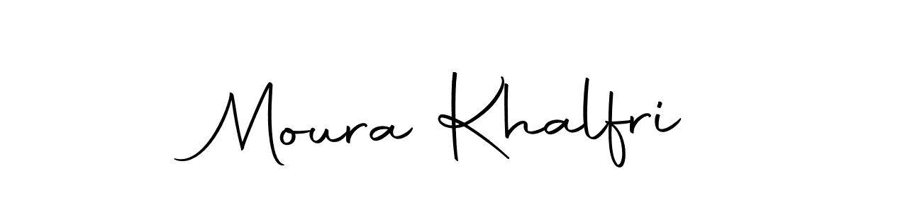 How to make Moura Khalfri signature? Autography-DOLnW is a professional autograph style. Create handwritten signature for Moura Khalfri name. Moura Khalfri signature style 10 images and pictures png