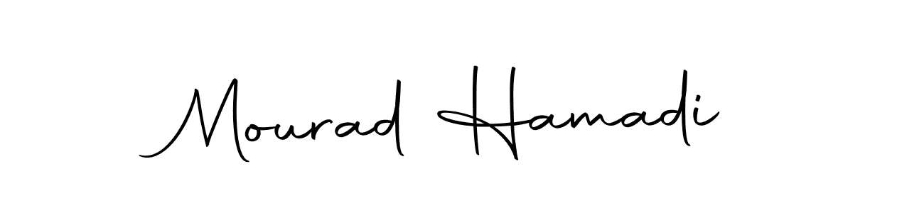 Make a beautiful signature design for name Mourad Hamadi. Use this online signature maker to create a handwritten signature for free. Mourad Hamadi signature style 10 images and pictures png