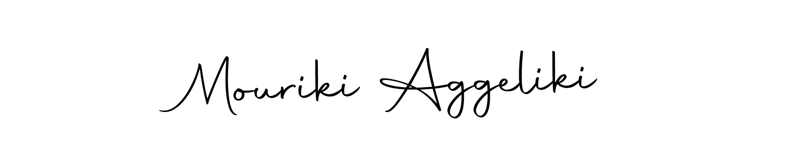 Make a beautiful signature design for name Mouriki Aggeliki. With this signature (Autography-DOLnW) style, you can create a handwritten signature for free. Mouriki Aggeliki signature style 10 images and pictures png