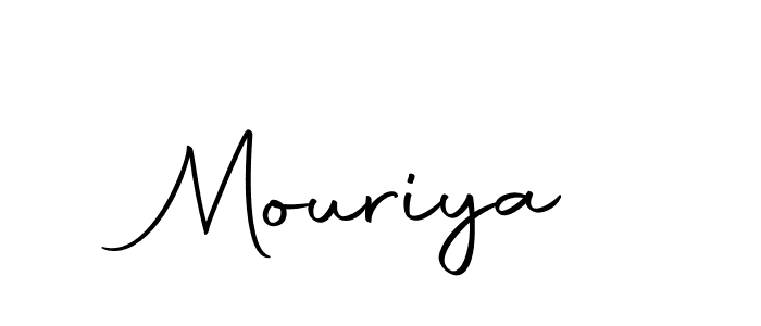 How to make Mouriya signature? Autography-DOLnW is a professional autograph style. Create handwritten signature for Mouriya name. Mouriya signature style 10 images and pictures png