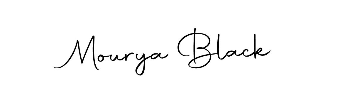 You can use this online signature creator to create a handwritten signature for the name Mourya Black. This is the best online autograph maker. Mourya Black signature style 10 images and pictures png